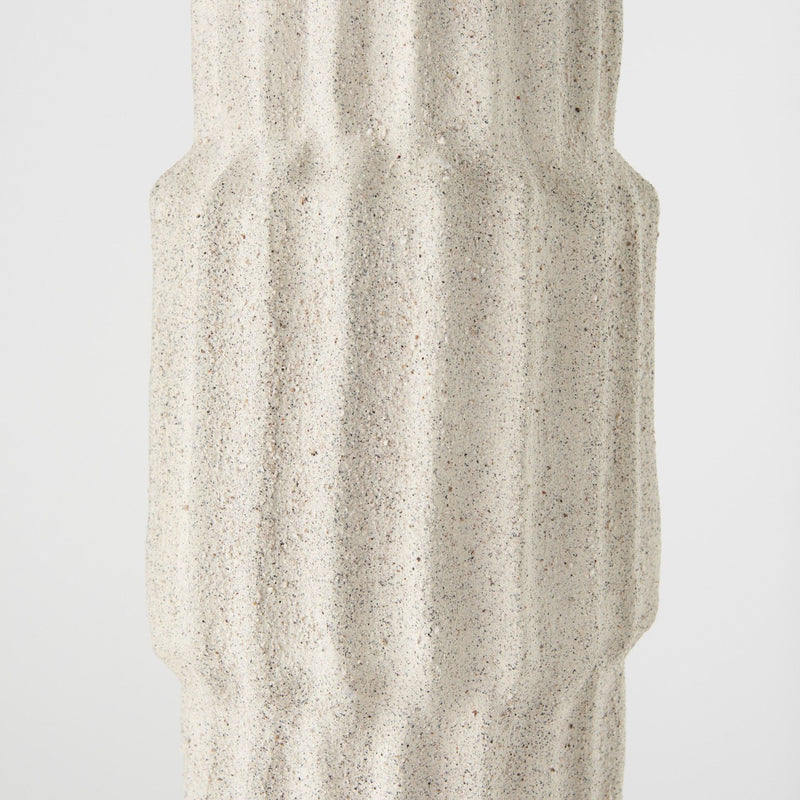Abstract Cylinder Table Vase (397583) - Cream