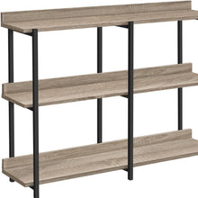 Load image into Gallery viewer, End Table With Three Shelves - Black / Taupe
