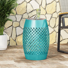 Load image into Gallery viewer, Roswell - Outdoor Side Table With Mosaic Tile Top
