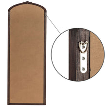 Load image into Gallery viewer, 67" Solid Wood Framed Full Length Mirror - Brown

