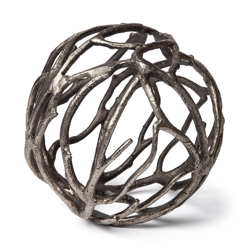 Tree Branch Sculpture - Silver