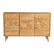 Load image into Gallery viewer, Austin - 3 Door Accent Cabinet With Tapered Legs - Natural

