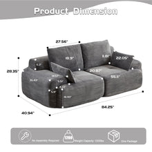 Load image into Gallery viewer, 2 Seater Large Sectional Couches For Living Room
