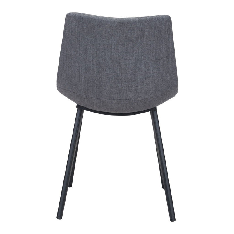 Fabric Dining Side Chairs (Set of 2) - Gray