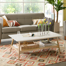 Load image into Gallery viewer, Modern Table With Extra Storage
