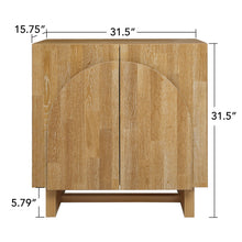 Load image into Gallery viewer, 2 Door Cabinet, Suitable For Bedroom - Natural

