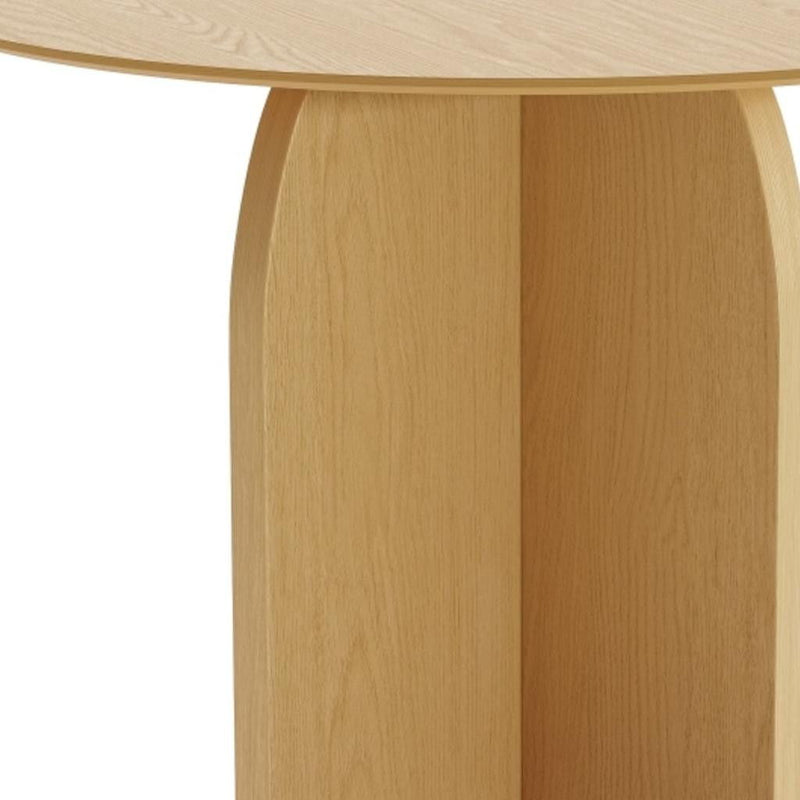 Rounded Bar Table - Brown