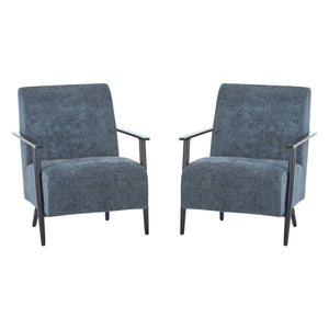 Modern Lounge Chair With Polyester Upholstery