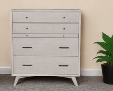 Load image into Gallery viewer, Solid Wood Four Drawer Chest - Gray
