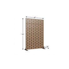 Load image into Gallery viewer, Six Panel Screen Room Divider (720045) - Brown

