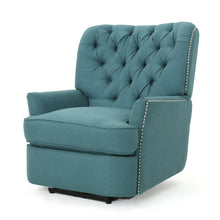 Load image into Gallery viewer, Electric Recliner Chair With Elegant Copper Accents And Soft Upholstery
