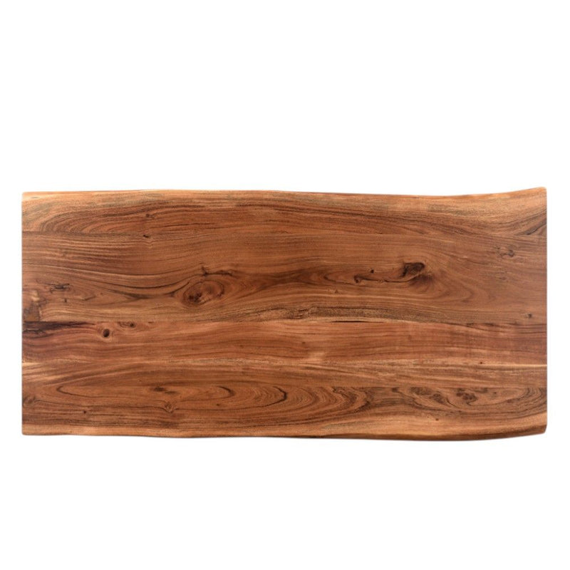 51" Solid Wood Coffee Table - Brown