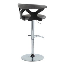 Load image into Gallery viewer, Gardenia - Contemporary Adjustable Barstool &amp; Swivel, Rounded T Footrest (Set of 2)
