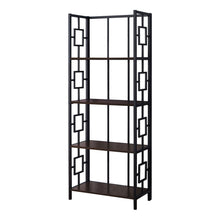 Load image into Gallery viewer, Geometric Bookcase - Espresso
