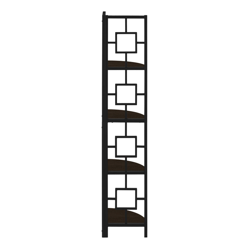 Corner Bookcase - Espresso