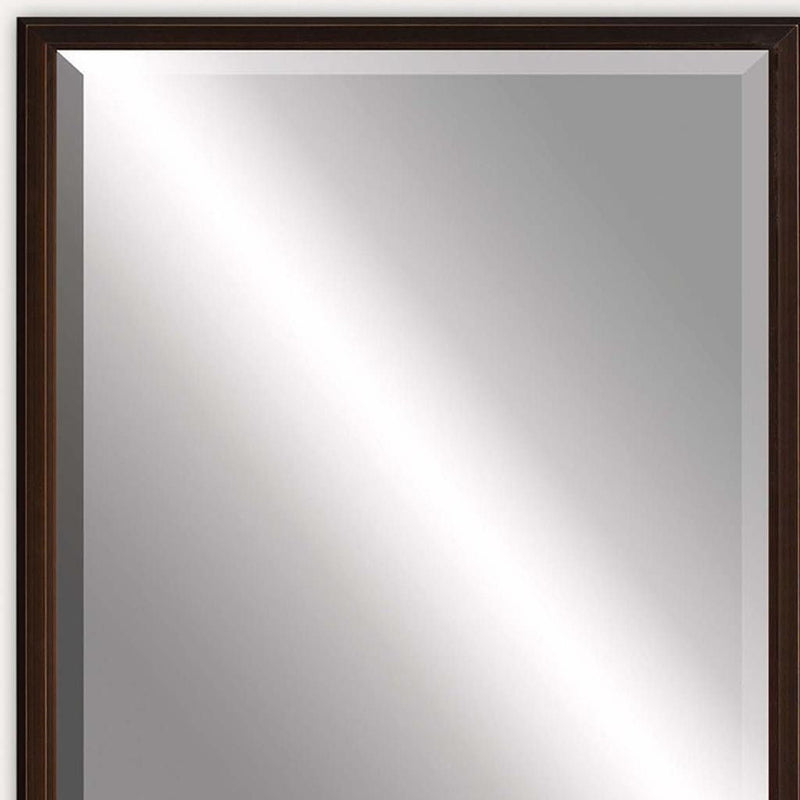 43" Wood Accent Mirror - Bronze