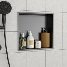 Load image into Gallery viewer, Stainless Steel Shower Niche With Seamless Design For Bathroom Storage
