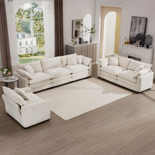 Load image into Gallery viewer, Elegant Oversized Sectional Sofa Set With Deep Seats And Flexible Layout
