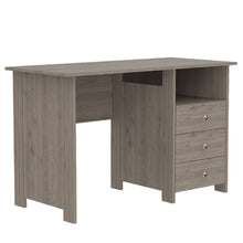 Load image into Gallery viewer, Computer Desk With Three Drawers (403799) - Light Gray / Brown
