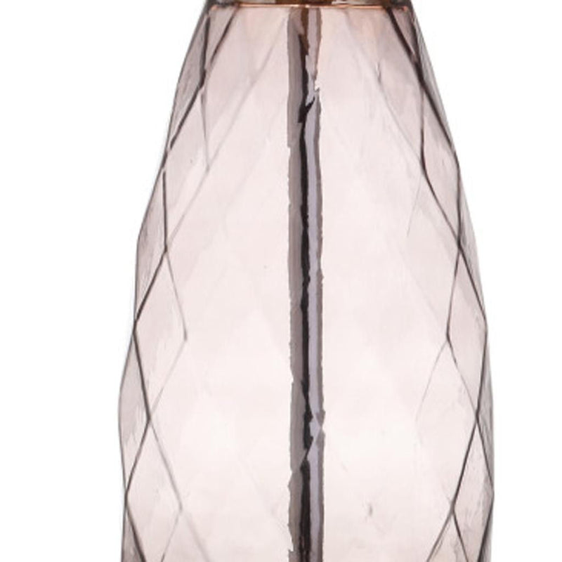 27" Novelty Table Lamp LED With Drum Shade - Gray