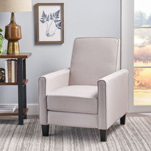 Load image into Gallery viewer, Upholstered Push Back Recliner Chair For Living Room
