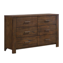 Load image into Gallery viewer, Metal Six Drawer Dresser - Brown
