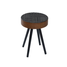Load image into Gallery viewer, Round Coffee Table With Carved Top For Living Room
