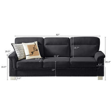 Load image into Gallery viewer, 3 Seater Elegant Stationary Sofa
