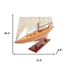 Load image into Gallery viewer, Hand Painted Model Boat (624681) - Beige / Light Brown
