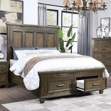 Load image into Gallery viewer, Panel Headboard Bed With Footboard Drawers
