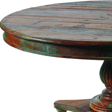 Load image into Gallery viewer, 72" Rounded Solid Wood Dining Table - Brown
