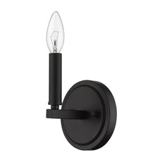 Load image into Gallery viewer, One Light Wall Sconce - Matte Black
