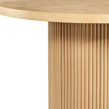 Load image into Gallery viewer, 48" Wood Pedestal Base Round Top Dining Table - Oak
