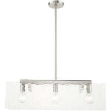 Load image into Gallery viewer, 3-Light Dimmable Chandelier With Shades - Nickel
