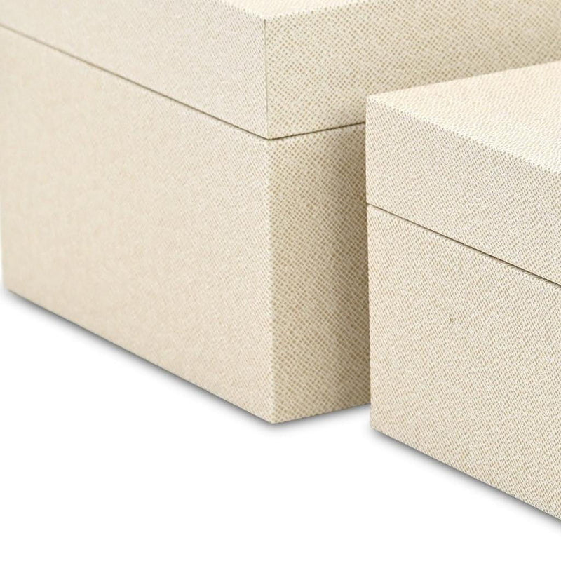 Hand Painted Decorative Box (Set of 2) - Gold