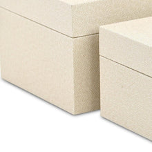 Load image into Gallery viewer, Hand Painted Decorative Box (Set of 2) - Gold
