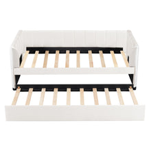 Load image into Gallery viewer, Upholstered Daybed With Ergonomic Design Backrest
