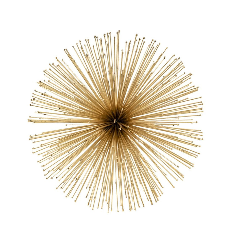 Urchin Decorative Orb Tabletop Sculpture - Gold