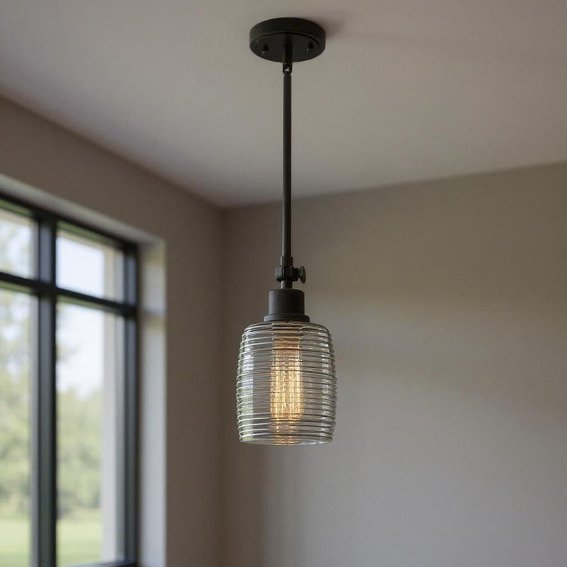 Kitchen Island Dimmable Chandelier With Shades - Gray
