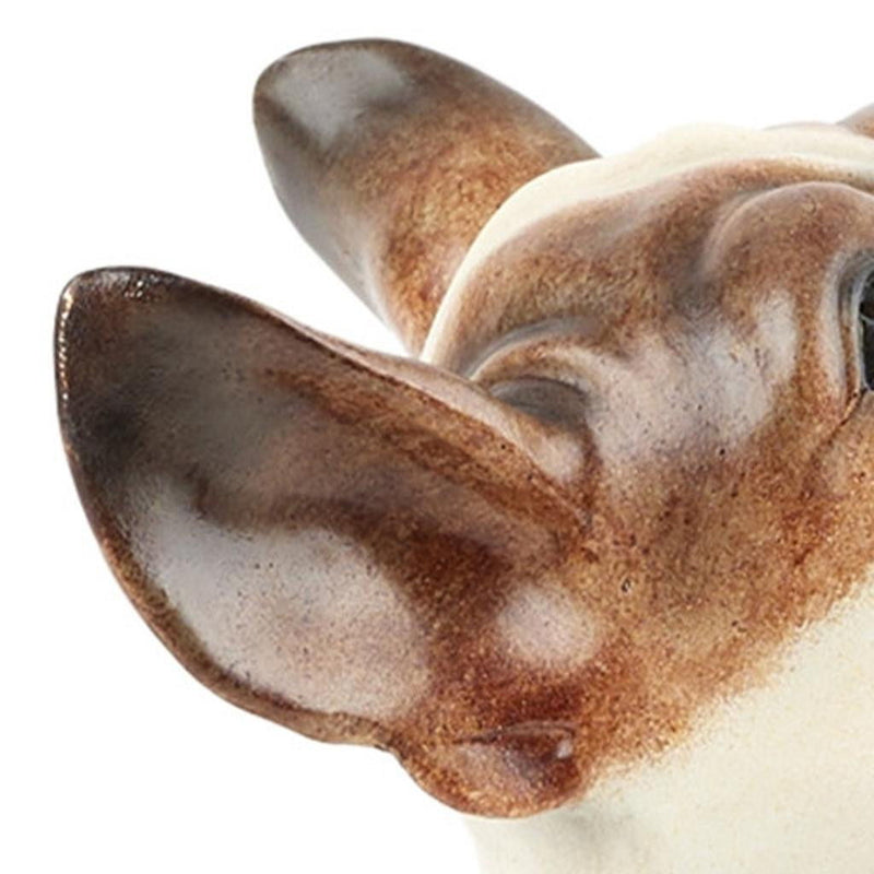Poly Dog Tabletop Sculpture (Set of 2) - White / Brown
