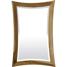 Load image into Gallery viewer, 35" Abstract Framed Bathroom Vanity Mirror - Brown
