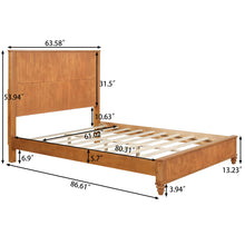 Load image into Gallery viewer, Platform Bed Frame With Tall Headboard
