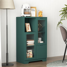 Load image into Gallery viewer, Modern Cabinet With Glass Doors And Drawer
