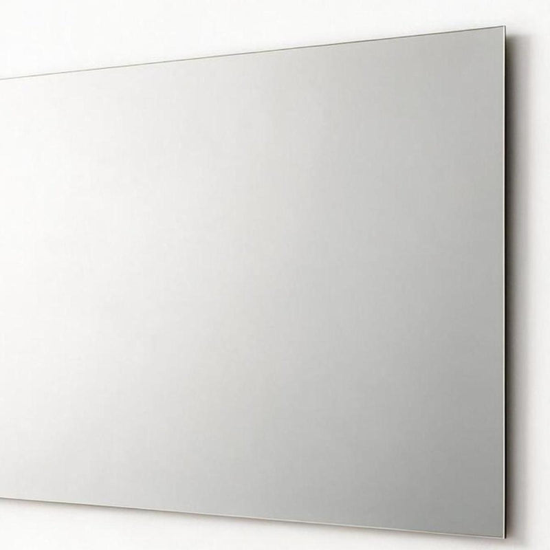 Frameless Full Length Mirror - Silver