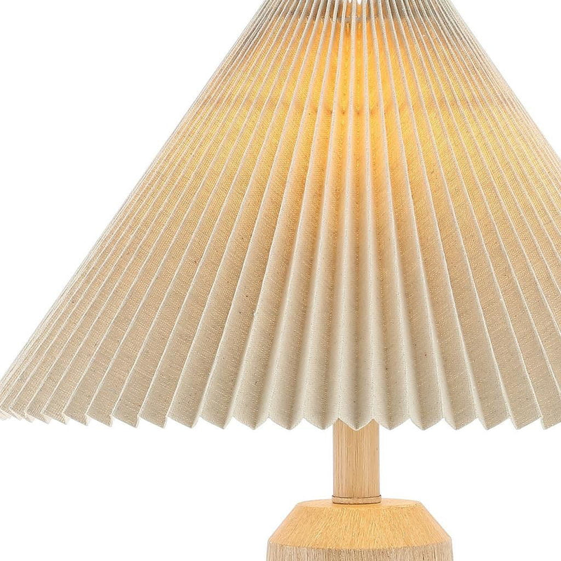 Lighthouse Table Lamp With Empire Shade - Beige