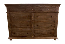 Load image into Gallery viewer, Solid Wood Nine Drawer Gentleman'S Chest - Tobacco

