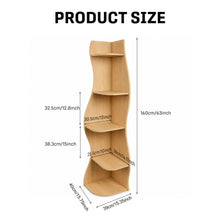 Load image into Gallery viewer, 5 Tier S - Shaped Corner Shelf For Living Room
