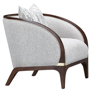 Houston - Matching Chair - Pebble / Walnut