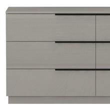 Load image into Gallery viewer, 62" Wood Six Drawer Double Dresser - Gray
