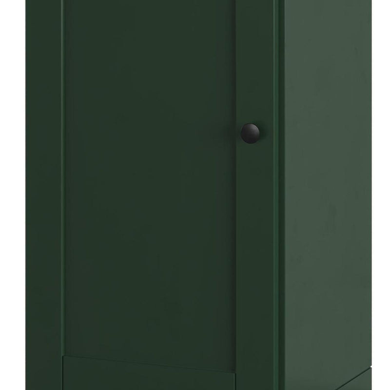 Ten Pair Solid Woodshoe Storage Cabinet (752118) - Green